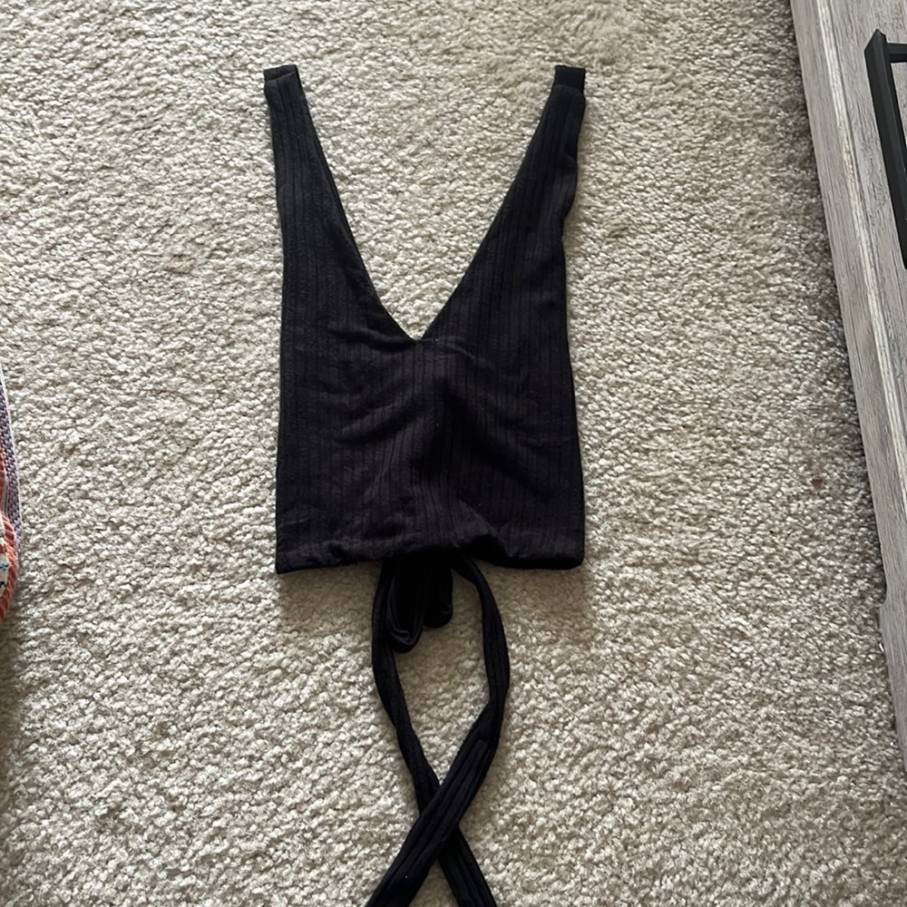 Lulus ribbed crop top